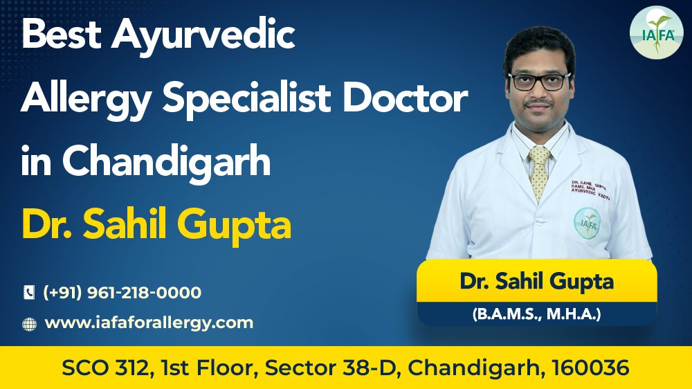 Best Ayurvedic Allergy Specialist Doctor in Chandigarh - Dr. Sahil Gupta