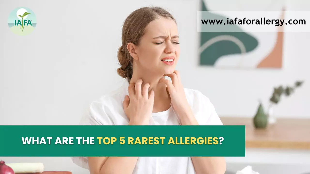 what are the top five rarest allergies