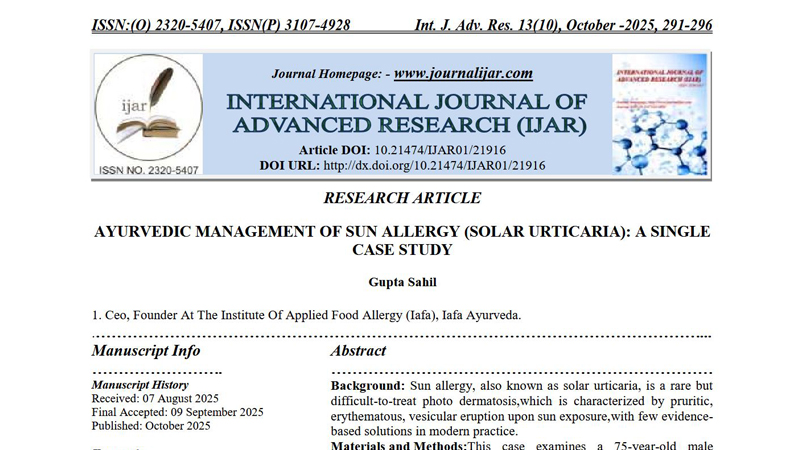 Great News! Our New Case Study Officially Published in International Journal of Advanced Research (IJAR)