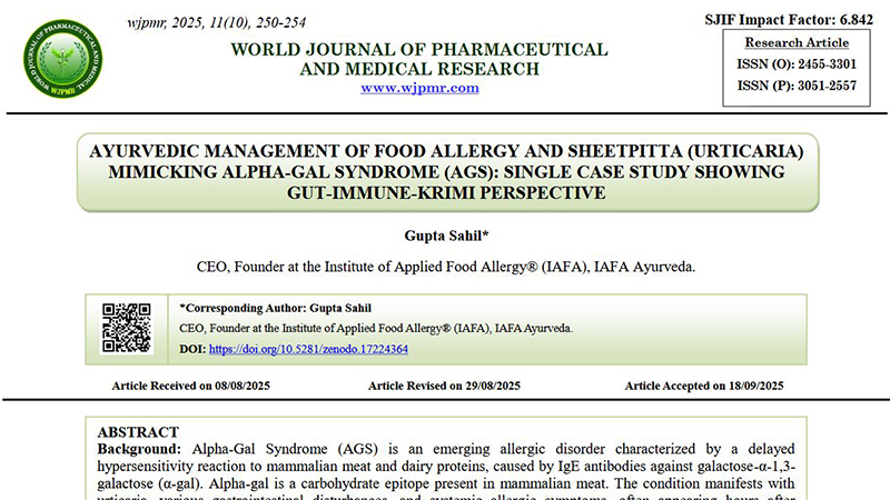 Exciting News! Our New Case Study Officially Published in World Journal of Pharmaceutical and Medical Research (WJPMR)